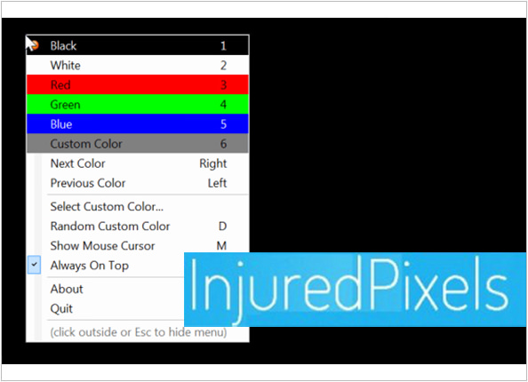 《軟體》InjuredPixels螢幕亮點檢測工具下載@顏色測試抓到壞點