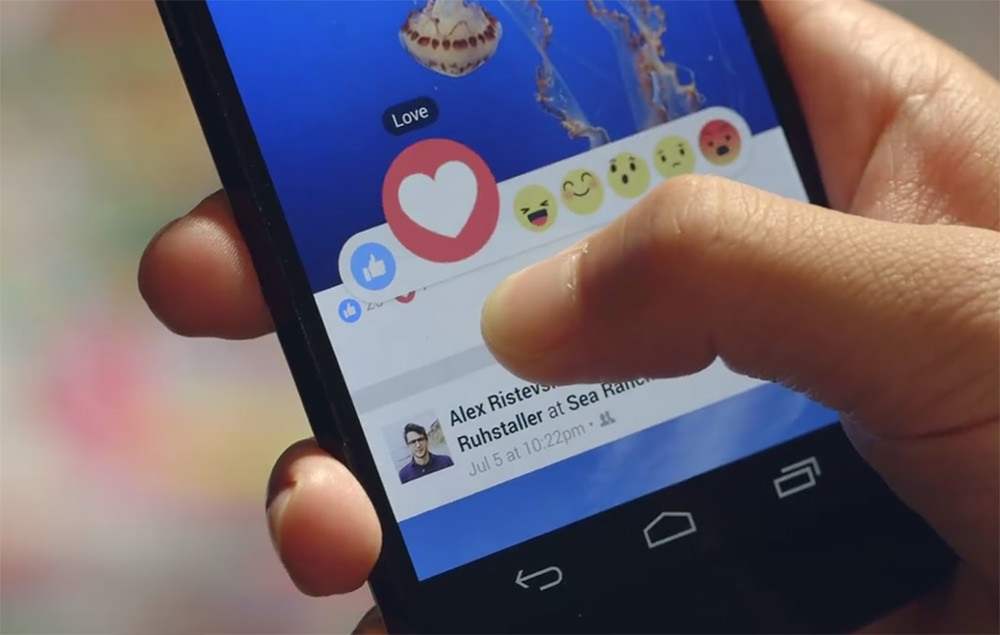 [臉書]Facebook全新”按讚”按鈕@愛,耶,哇,哈,傷心,生氣FB搶先體驗