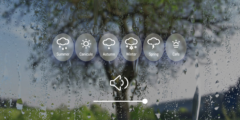 [免費] Rainyscope 下雨聲音效線上聽@四季雨聲大自然環境白噪音