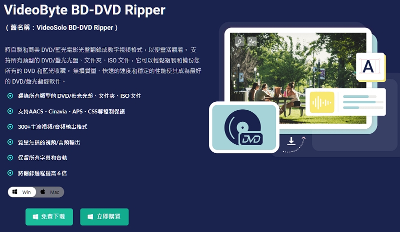 [軟體] VideoByte BD-DVD Ripper@輕鬆擷取 DVD 並轉檔